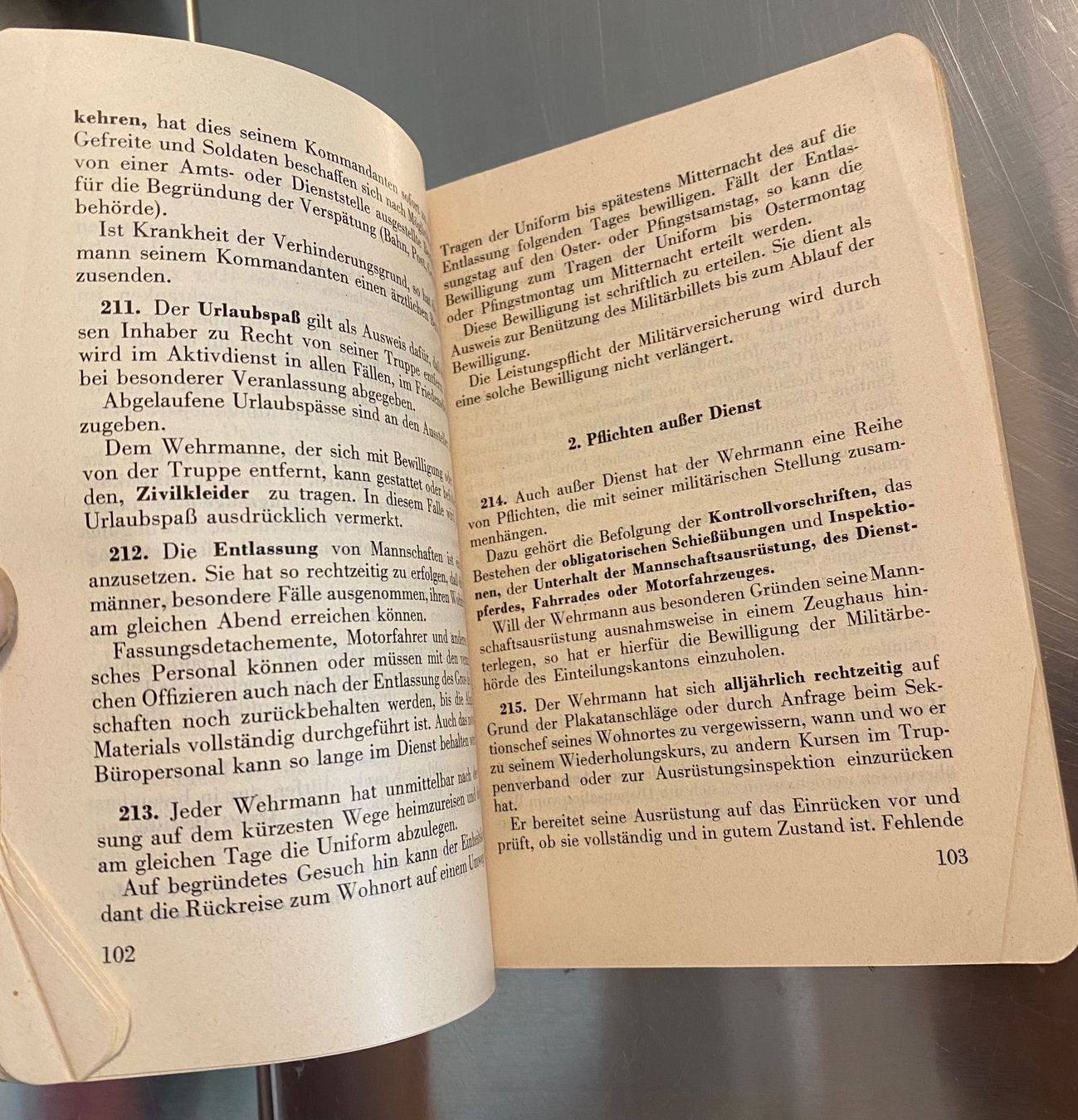 Livres: Dienstreglement 1954 der Schweizer Armee – D'occasion à Winterthur par nor_qtg7 4