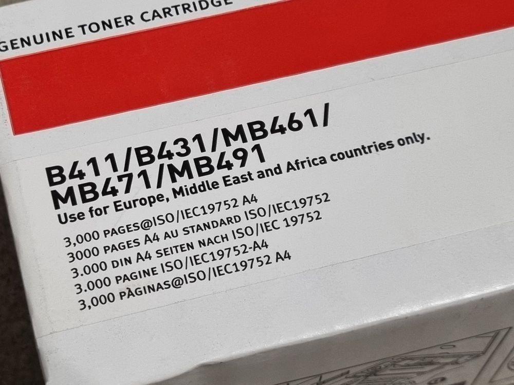 Oki Cartucce per stampanti & toner: Original OKI black Toner 44574702 – Usato da Ecublens VD venduto da Netfinity