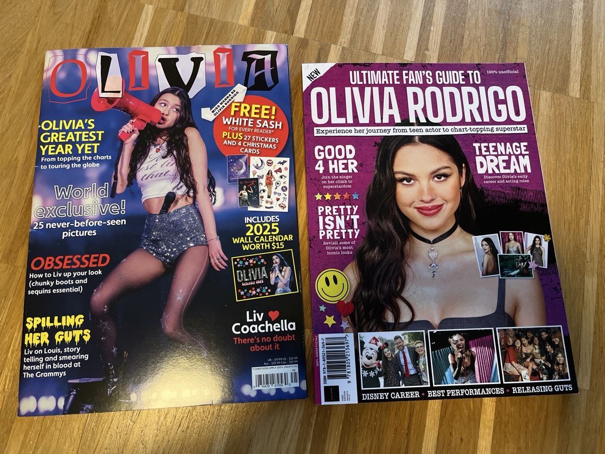 Revues & Magazines: 2 Olivia Rodrigo Magazine  – Neuf (Voir description) à Zürich par lia_szs8