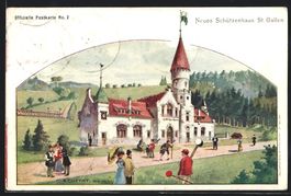 Litho St. Gallen, Neues Schützenhaus, S