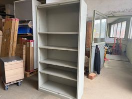 Lista Metallschrank mit 4 Schwerlasttablaren 100x40x195cm