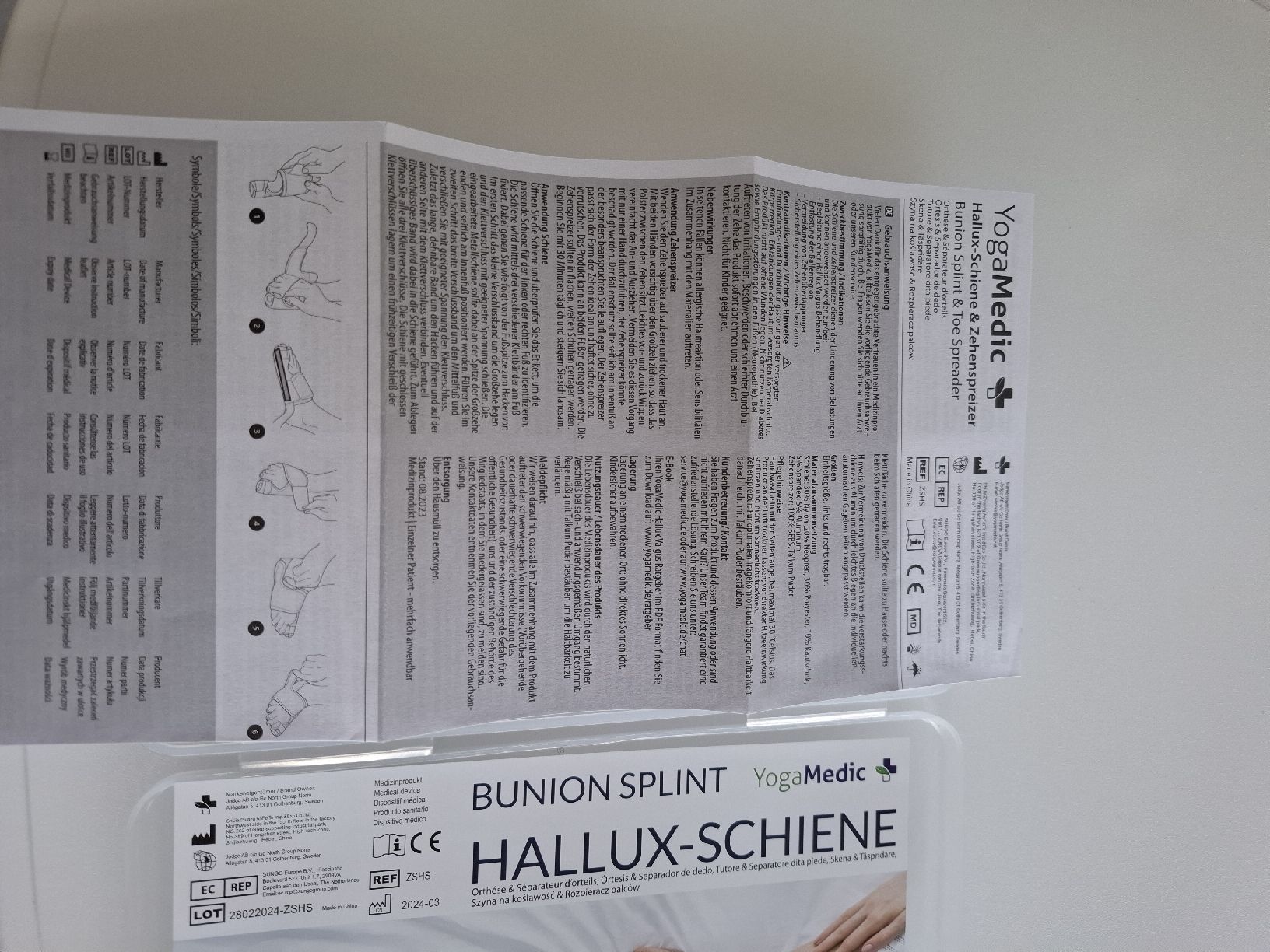 Medizinische Geräte: Tutori per alluce valgo e separatori – Neu und originalverpackt aus Camorino von ros_cj5f 5