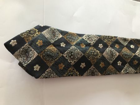 Cravate Kenzo Hommes vintage, motif losange, automne 🍂