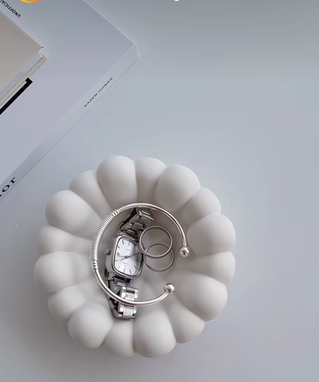 Tutte le decorazioni: Schale Blumenform Weiss Deko oder Schmuckschale neui Handmad – Nuovo e nell'imballaggio originale da Erlinsbach SO venduto da Inspirierend 3
