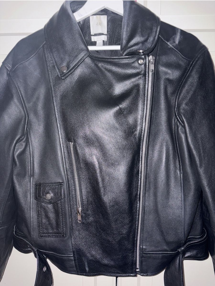 H&M Vestes: Schwarze Echtleder Bikerjake Gr. S – D'occasion à Zürich par hermesflaire 3