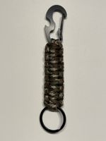 Schlüsselanhänger Karabiner Paracord Tarnfarbe 15 cm outdoor