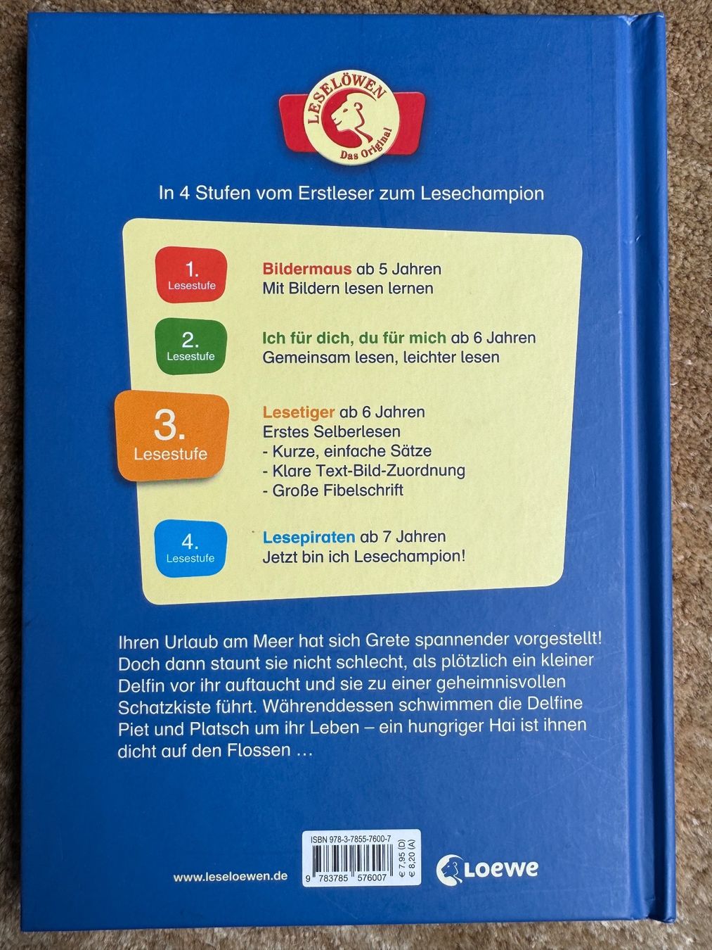 Bücher: Erstleser - Lesetiger - Delfingeschichten – Gebraucht aus Aarau von Kilauea 1