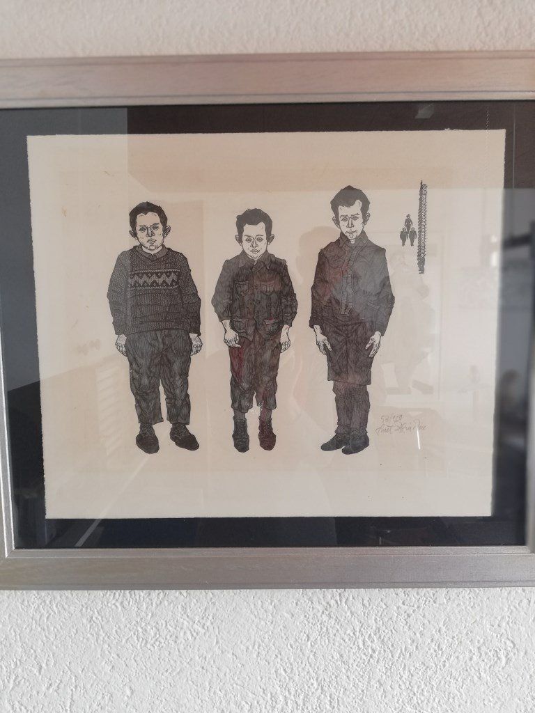 Xilografie: "Adoleszenz" Emil Zbinden – Usato da Uster venduto da walderk