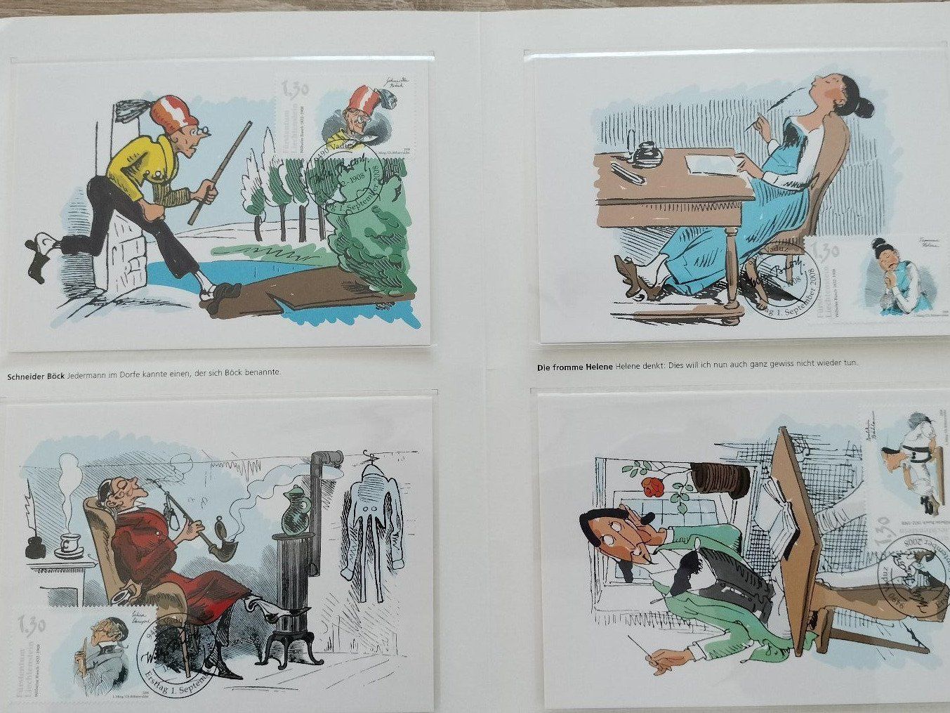 Tutti i francobolli: Briefmarken "Wilhelm Busch" Liechtenstein 2008 – Nuovo (secondo la descrizione) da Wallisellen venduto da han_z8cl 3