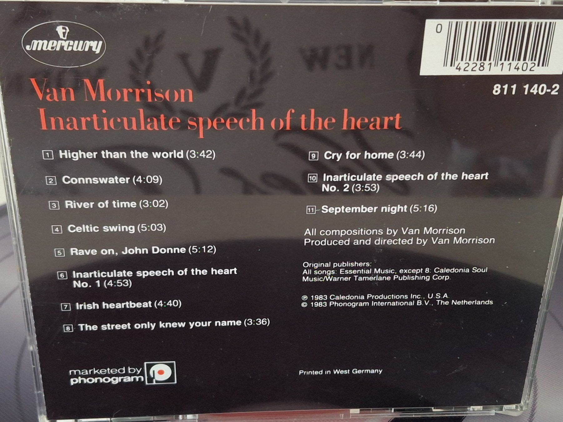 CDs: CD Van Morrison - Inarticulate Speech - – Gebraucht aus Aarberg von Jackup1 1