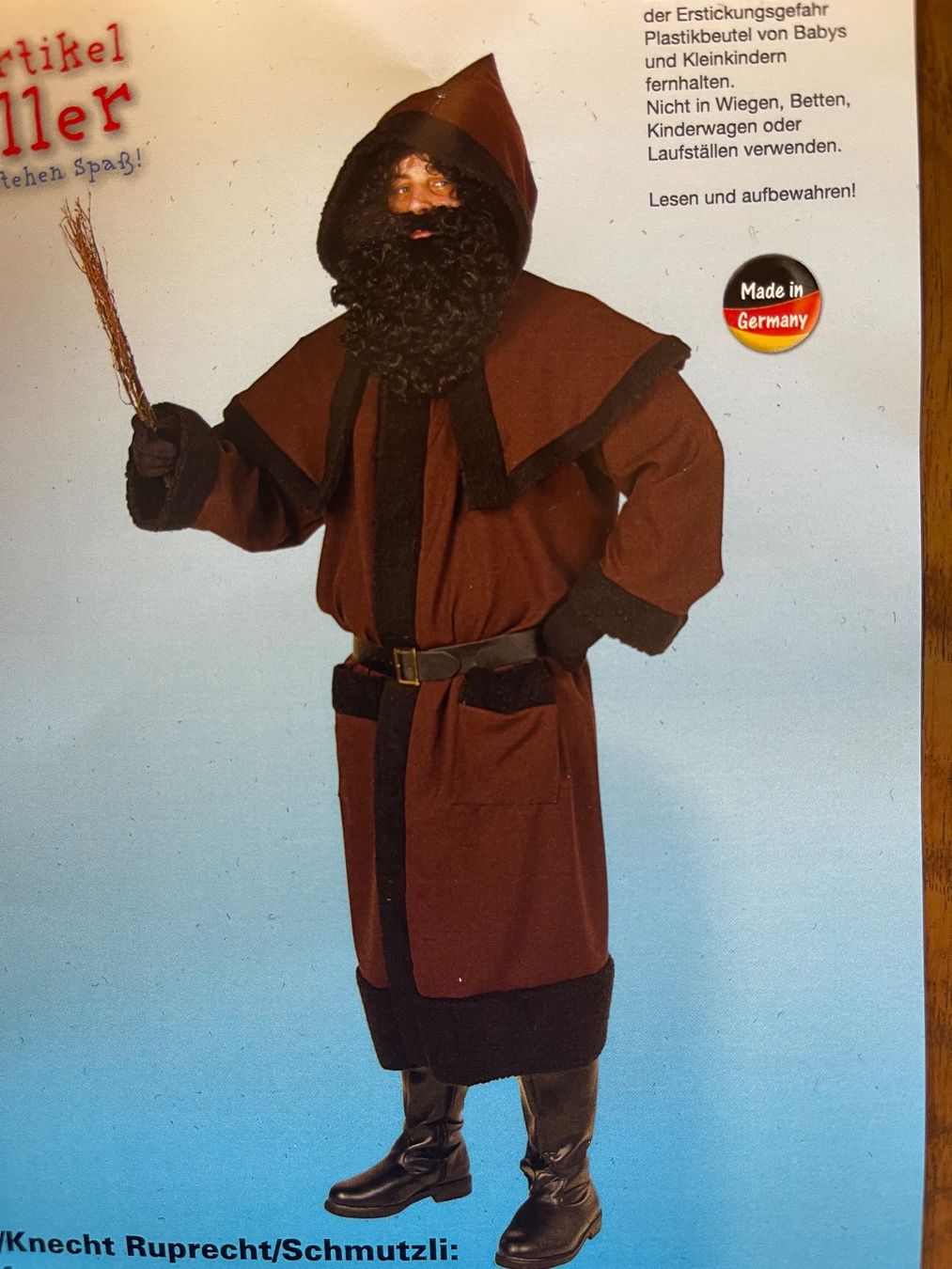 Costumi: Schmutzlikostüm – Nuovo e nell'imballaggio originale da Waldstatt venduto da wundertuete1