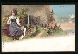 Litho Aescher-Wildkirchli, Appenzellerin