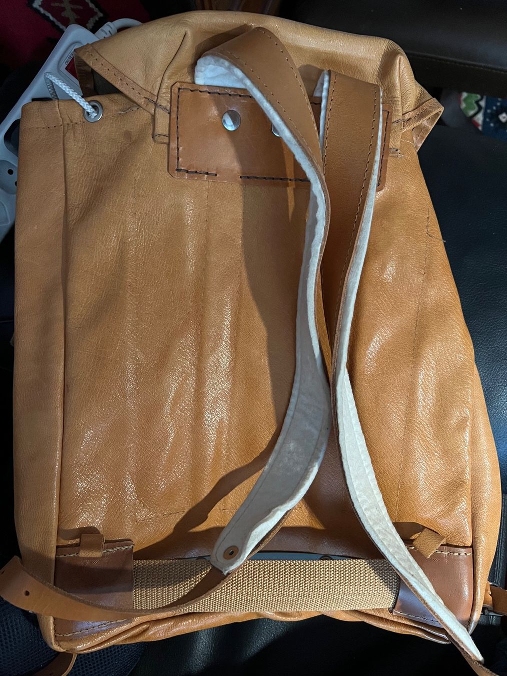 Rucksäcke: Rucksack aus Leder hellbraun – Neu (gemäss Beschreibung) aus Wil SG von sunset63 1