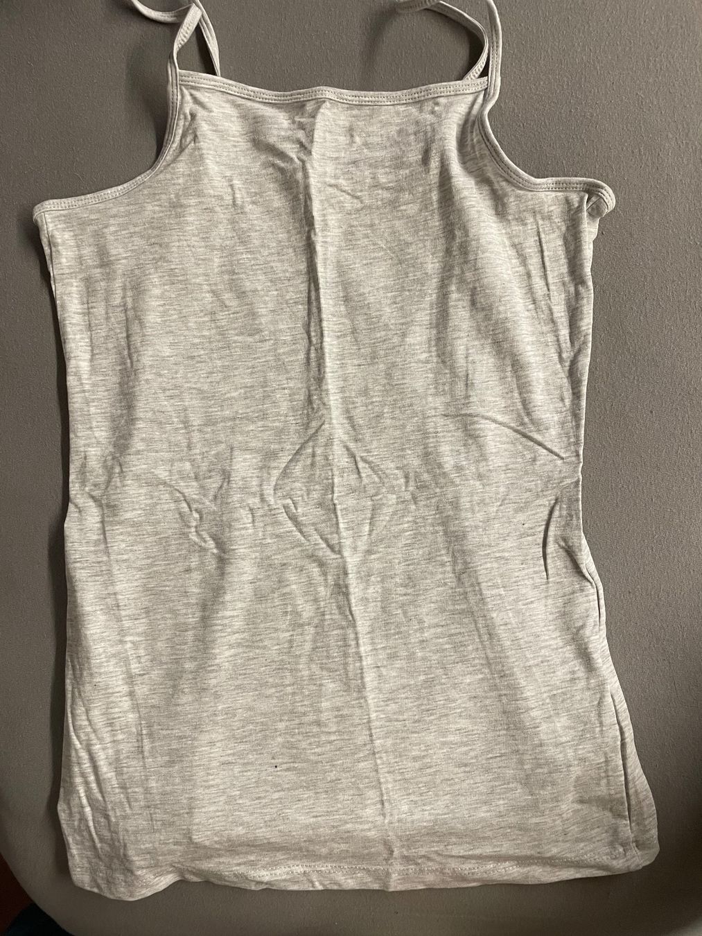 H&M Top: Weiss-graues Leibchen – Usato da Schnottwil venduto da sml_29t8