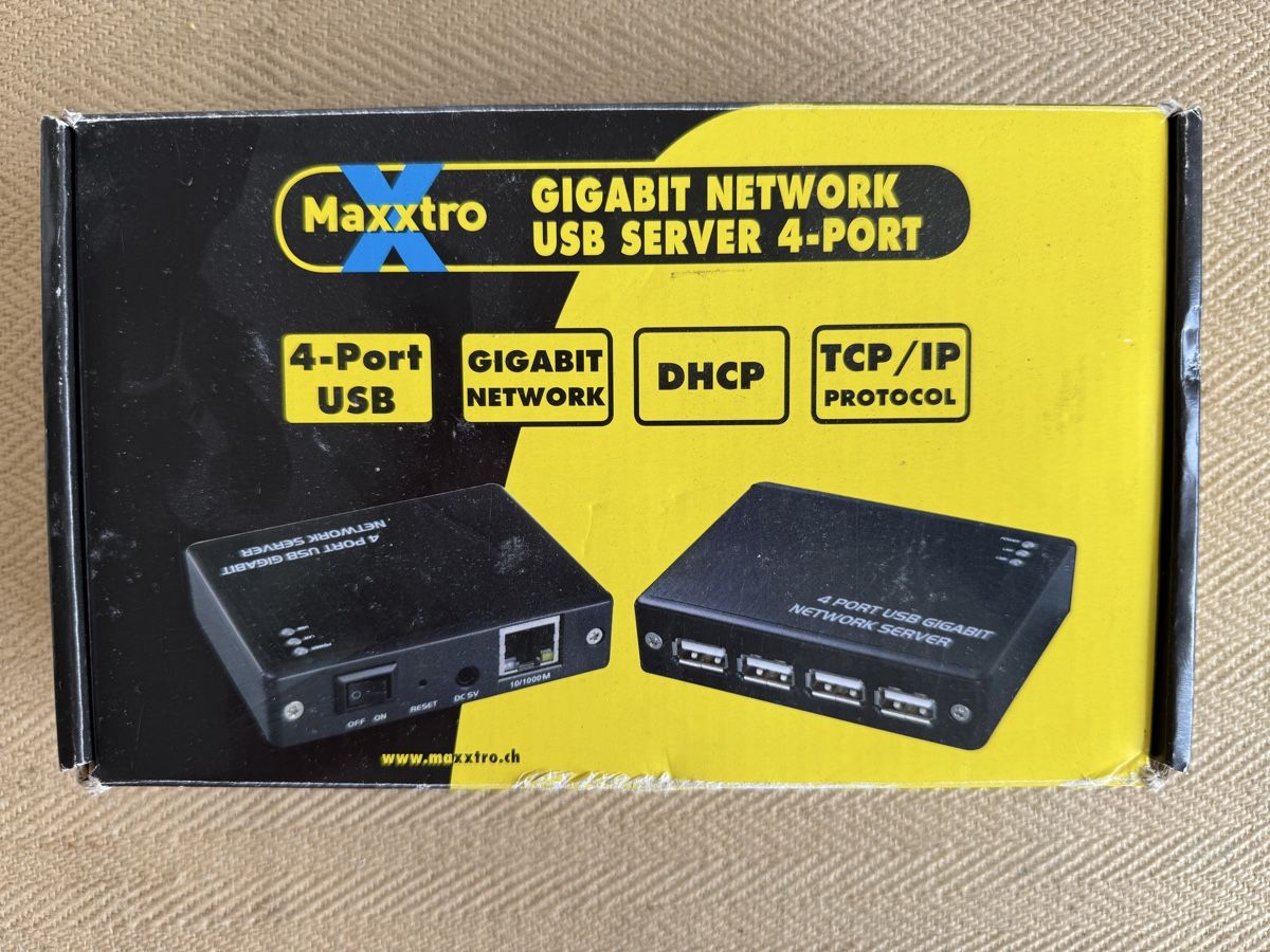 Hub & Switch: Maxxtro Gigabit USB Server 4-Port  – Usato da Konolfingen venduto da petzipetz