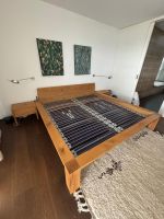 💥Schönes grosses Doppel-Bett aus Eiche 2.37x2.25m