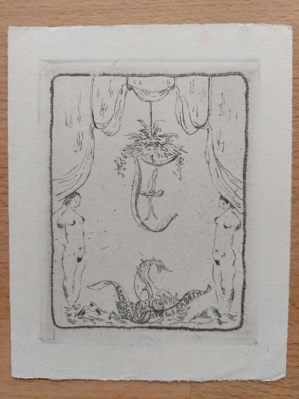 Tableaux: Exlibris Hermann Bauer - Original Radierung – D'occasion à Obfelden par Exlibris-Art