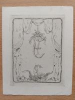 Exlibris Hermann Bauer - Original Radierung