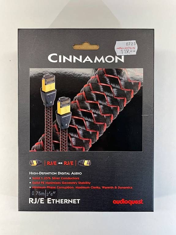 Cavi: Audioquest Cinnamon Audio Ethernetkabel – Usato da Zürich venduto da cutyswiss
