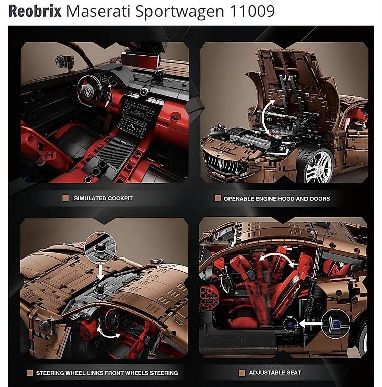 Kit di costruzioni: Reobrix Maserati  – Usato da Schöftland venduto da Stella 1