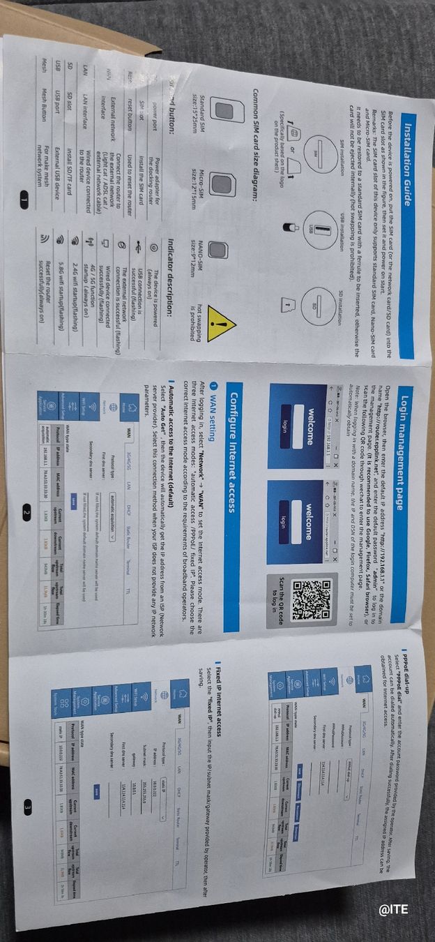 Modems & Router: WIFI Router mit (SIM) Model WE826 – Gebraucht aus Pratteln von it2007 7