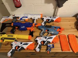 Lot de Pistolets nerf 