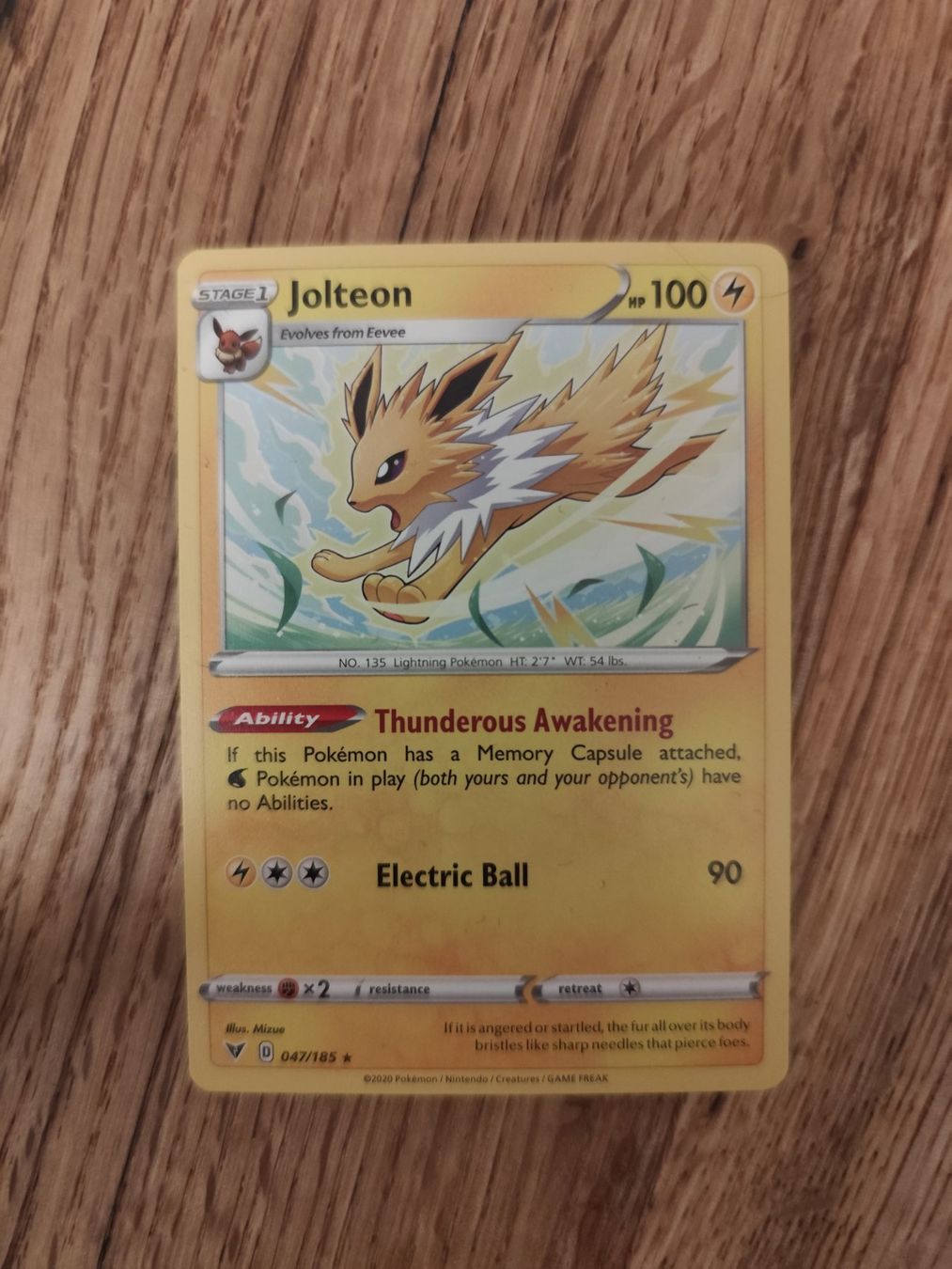 Pokémon Carte collezionabili: Pokemon Jolteon Vivid Voltage non holo – Nuovo (secondo la descrizione) da Winterthur venduto da SMOKY062