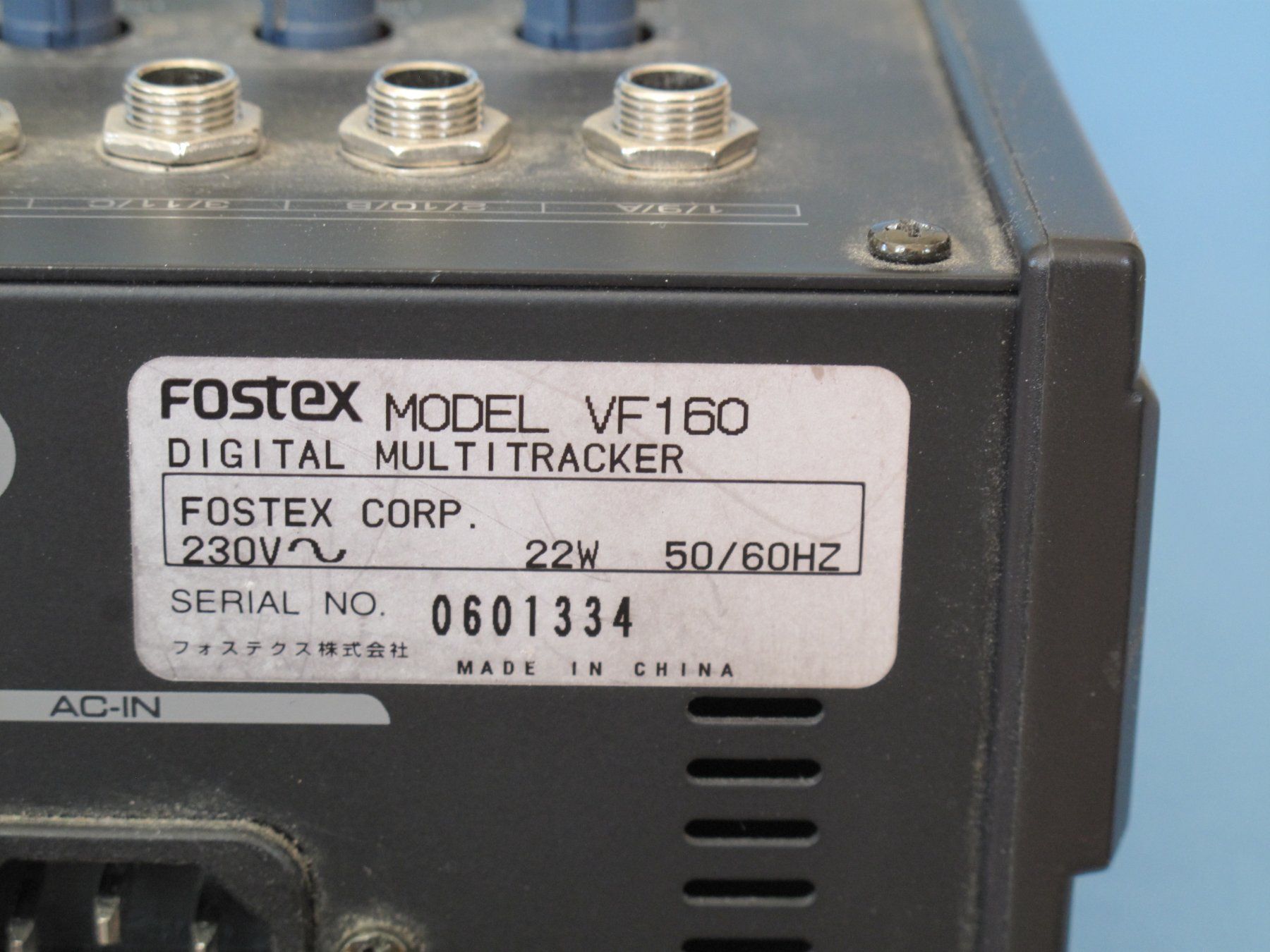 Fostex Console di mixaggio: Fostex VF 160 – Usato da Winterthur venduto da salzfass.19 4