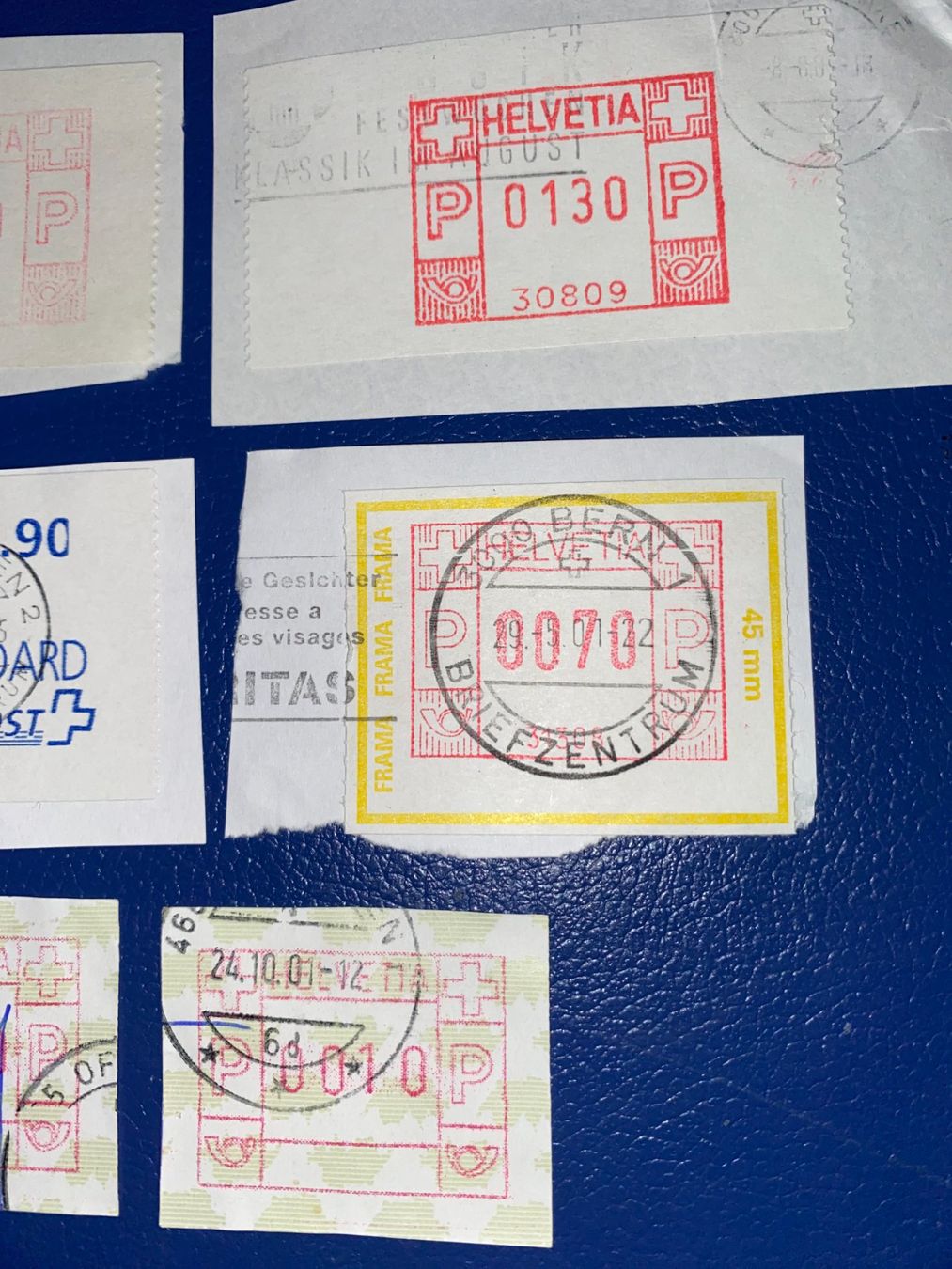 Tutti i francobolli: Briefmarken Schweiz, diverse Automatenmarken – Usato da matten b. interlaken venduto da jfran17 2