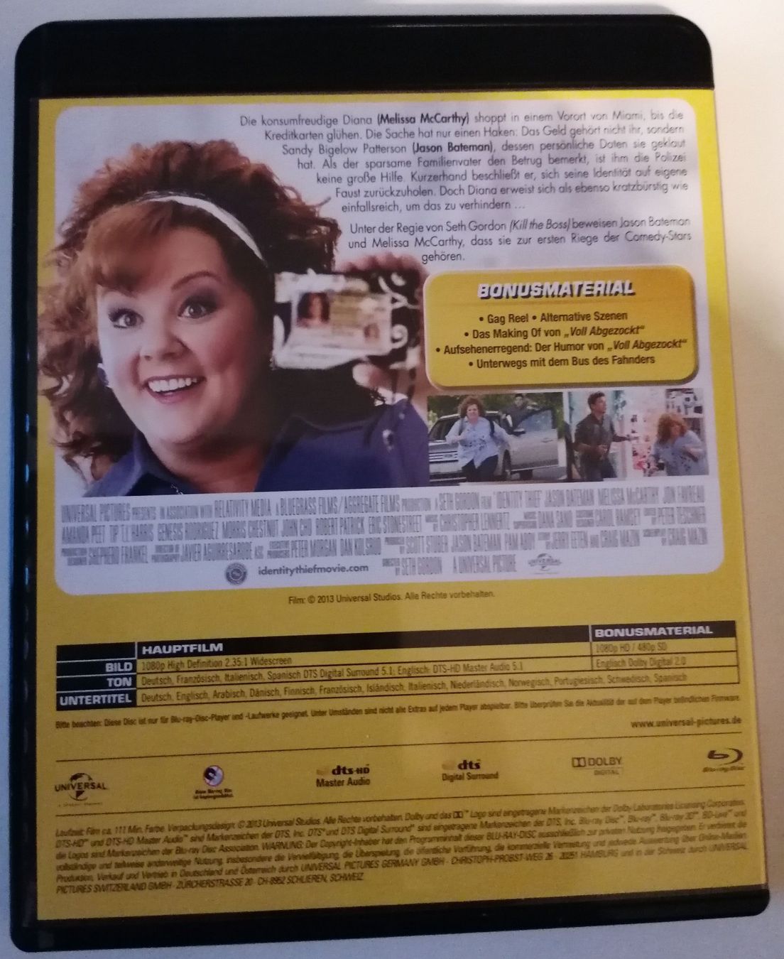 Alle DVDs: Voll abgezockt - Blu-ray - Jason Bateman – Gebraucht aus Oberurnen von mackrokodile 1