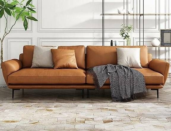 Sofas: Modern Sofagarnitur 4+3+2 Ledersofa Couch Wohnlandschaft – D'occasion à Zug par jvmoebel-schweiz 3