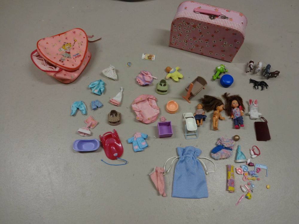 BelleFlair Puppenrucksack - Transparente Tasche Für 15/17cm Sammelpuppen