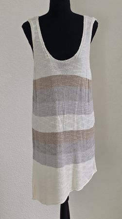 Kleid gestreift Grösse XL 100% Viskose 