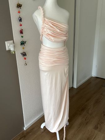 Kleid rosa  gerafft Grösse M