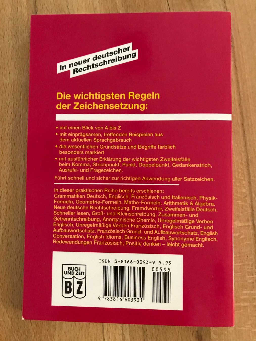 Bücher: Deutsch - Zeichensetzung leicht gemacht – Gebraucht aus kaiseraugst von Yohe 1