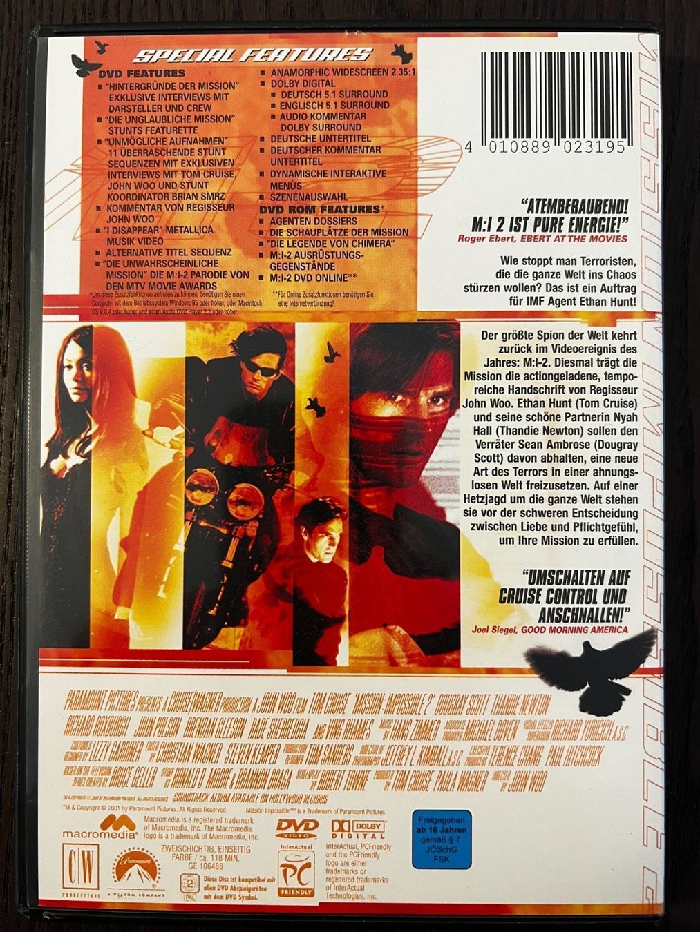 Tutti i DVDs: Mission Impossible 2 – Usato da Zürich venduto da FilmFreunde 1