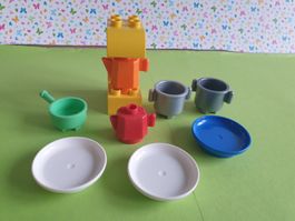Duplo (X04) Set Küche, Kaffeemaschine, Töpfe,...
