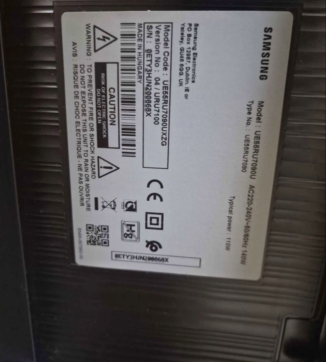 Samsung Televisori: Samsung TV 55 Zoll – Usato da Fislisbach venduto da mic_5rgz 1