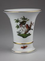 Kleiner Herend Vase Rothschild Bird