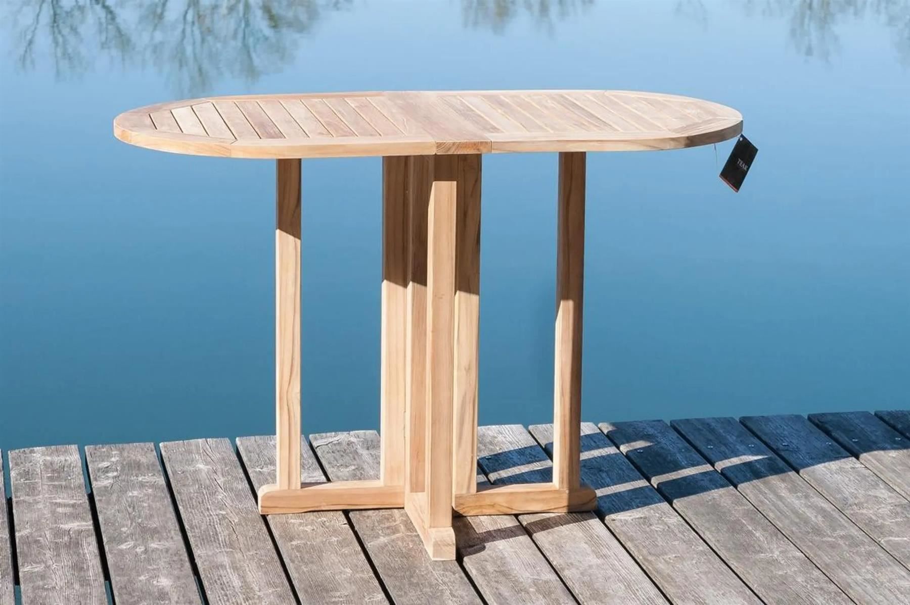 Tavoli: Balkontisch klappbar Teakholz – Nuovo e nell'imballaggio originale da Winterthur venduto da aredo 4