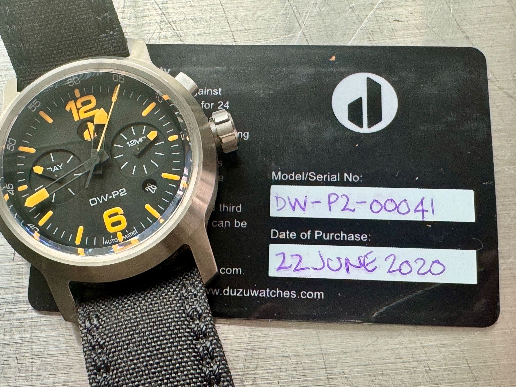 Uhren: DUZU DW-P2 Stealth Fighter • 42mm • brushed titanium case – Gebraucht aus Bern von SMNSCHTZ 8