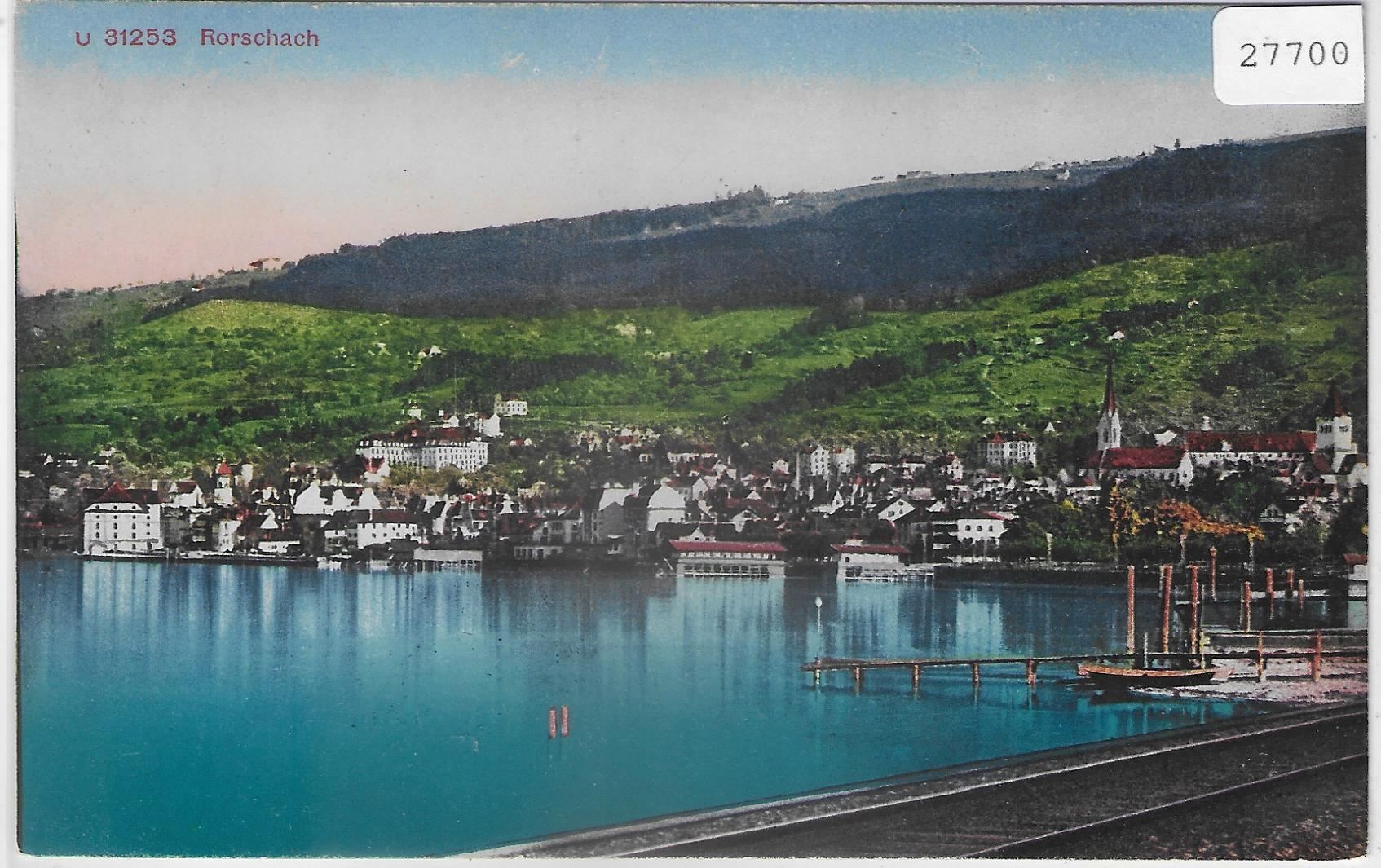 Cartoline postali: Rorschach - Generalansicht - Litho – Usato da Ettingen venduto da Kartenplanet