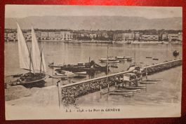Le Port de Genève top/rar um 1900