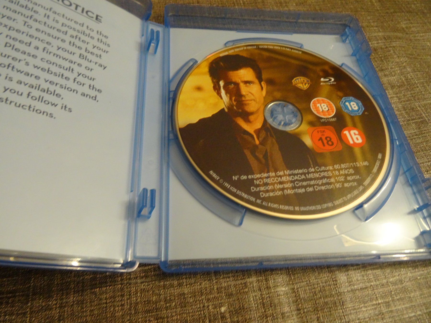 Alle DVDs: Blu-ray Payback Special Edition Mel Gibson – Gebraucht aus Olten von Disc-Verkauf 1