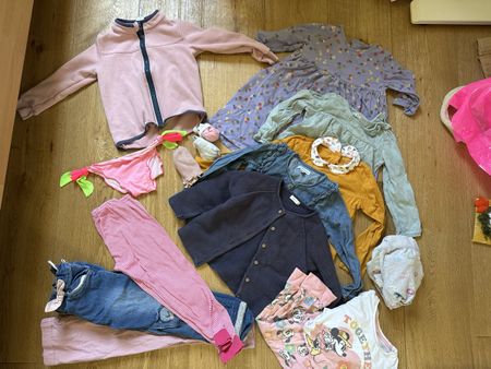 Lot habits fille 98-104