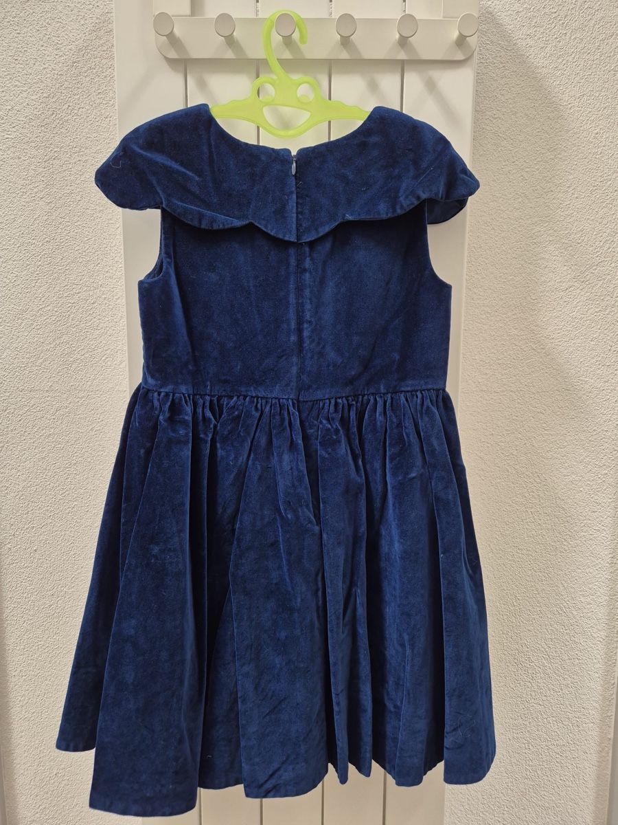 Jacadi Vestiti & Gonne: Robe velours bleu Jacadi Paris 10 ans – Usato da Zürich venduto da Luxury2025 2