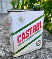 Vintage Öldose / Bidon CASTROL France 2 Liter Liquid