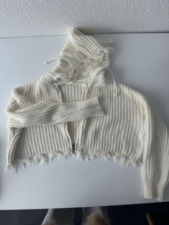 Knitted RUVE Set (Top & Pants) Winter White XS/S
