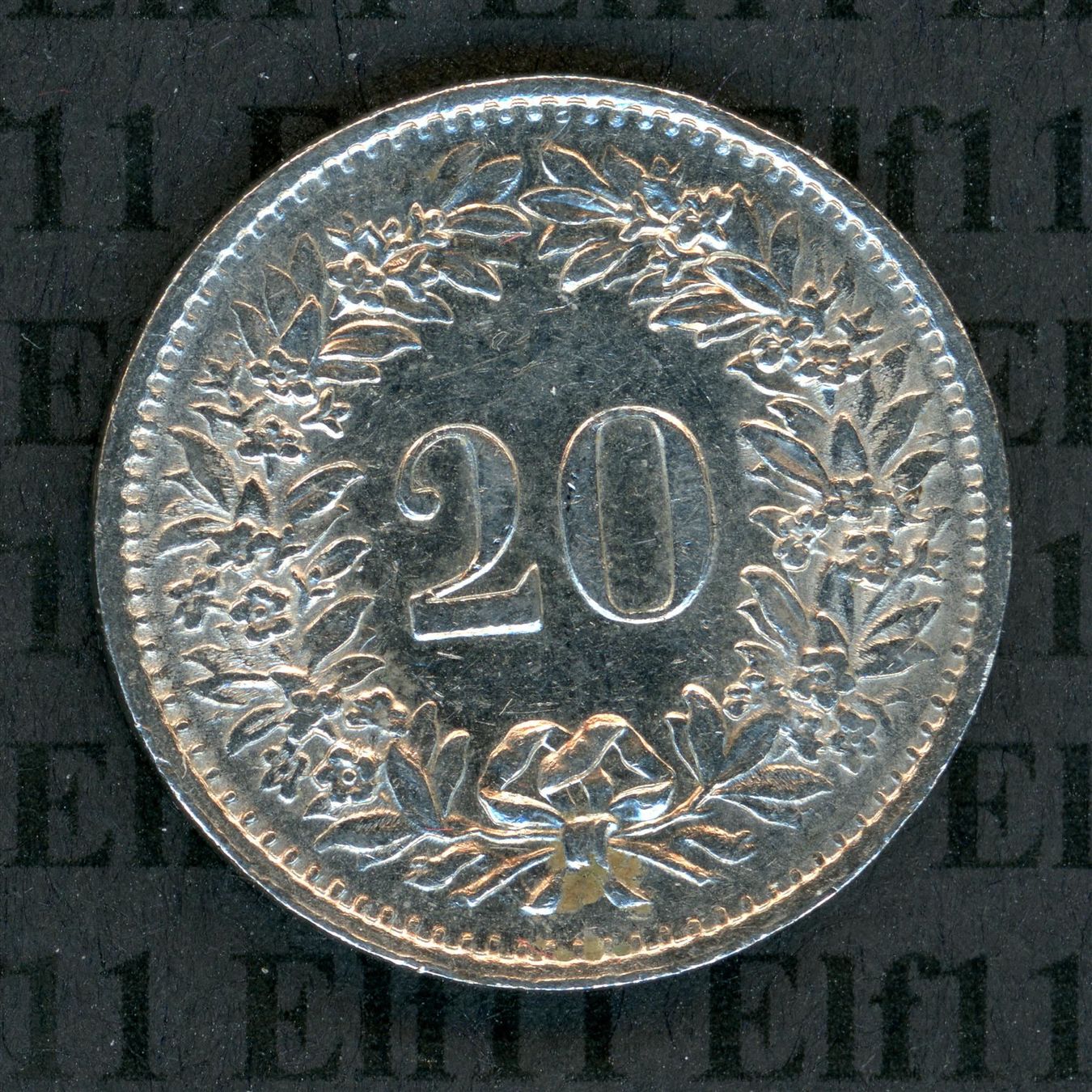 Tutti le monete: CHF___0.20 1971 vz 20 Rappen – Usato da Widnau venduto da Elf11 1
