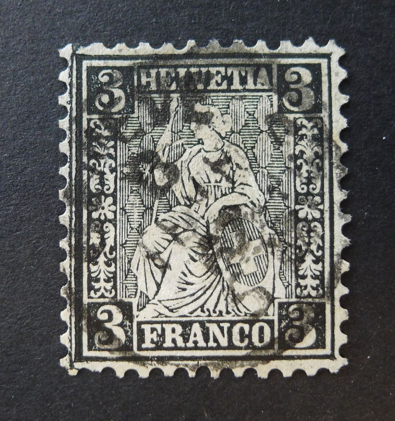 Tutti i francobolli: Nr.29, mit Vollstempel GENEVE, Kat: 200.- – Usato da Ebikon venduto da SilvioFreund